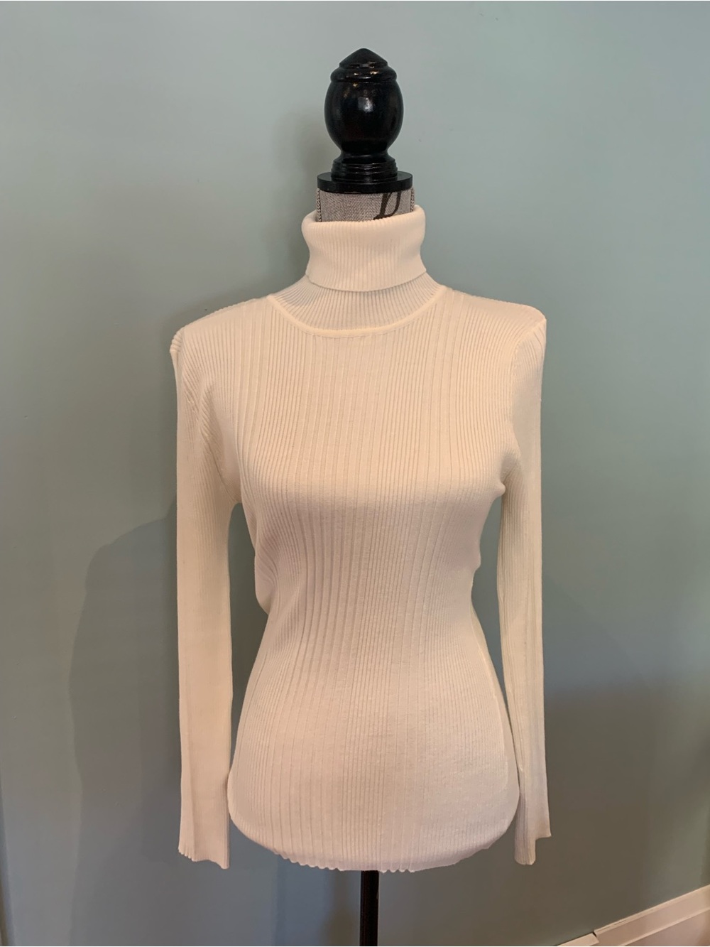 It's Our Time Cream Ribbed Turtleneck Sweater